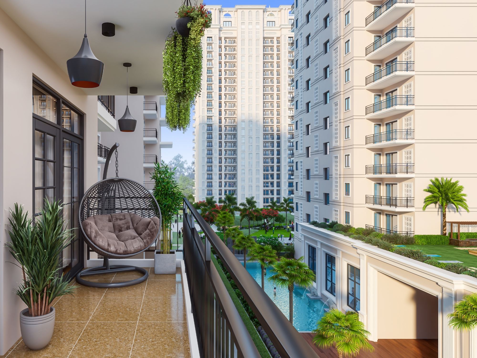 Lincoln Interior Balcony