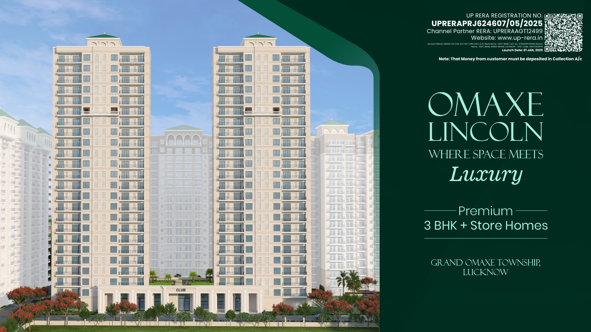 Omaxe Lincoln Desktop Banner